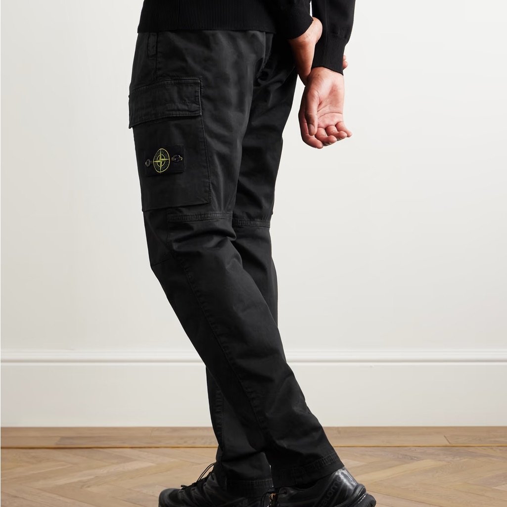Men's Stone Island Black Cargo Pants Nwt Size 30